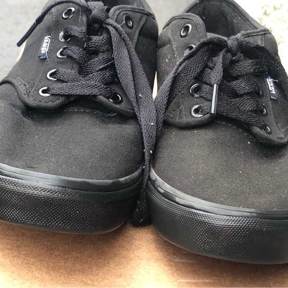 Vans (721356) Men's Black Skateboarding Shoes Sneakers Size 9.5 - Picture 2 of 10
